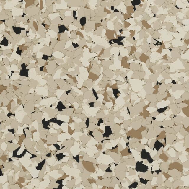 Shoreline epoxy floor color
