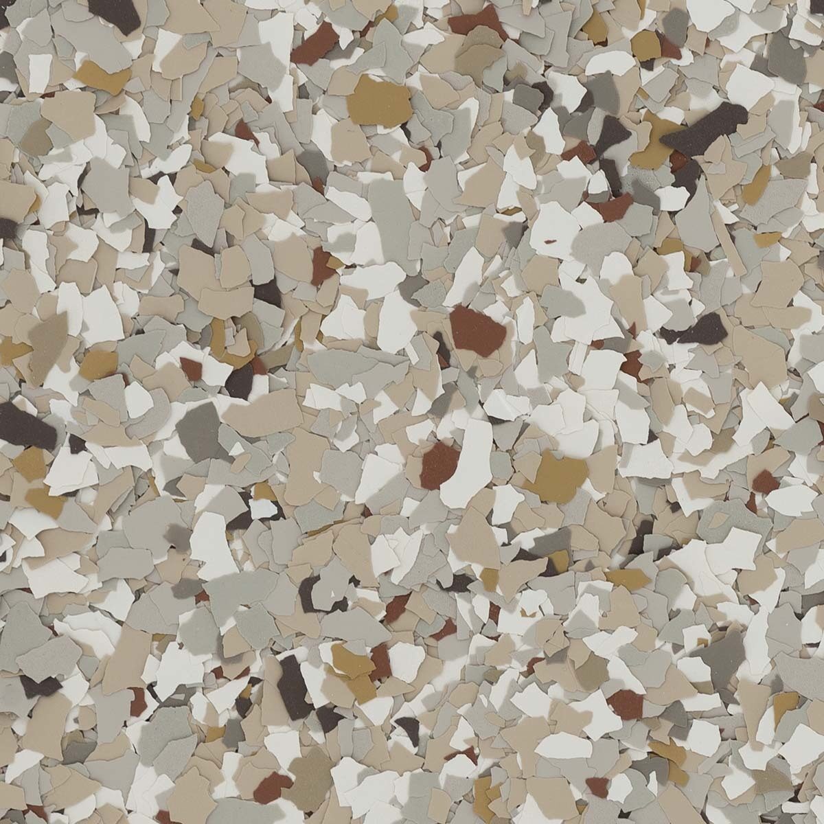 Creekbed epoxy floor color