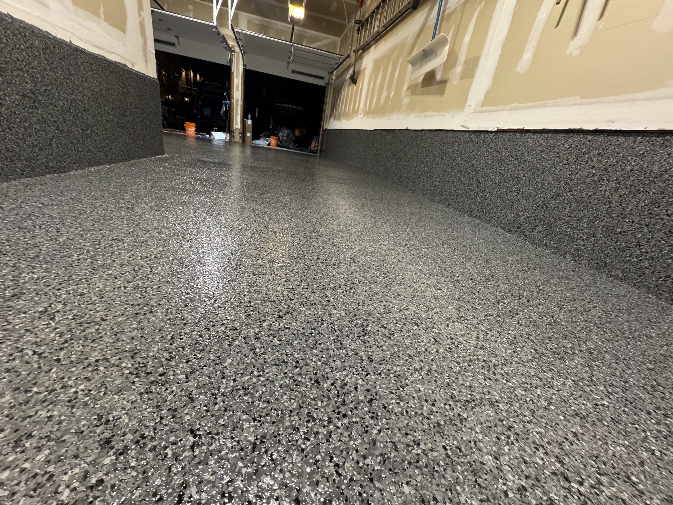 Basement floor epoxy coating