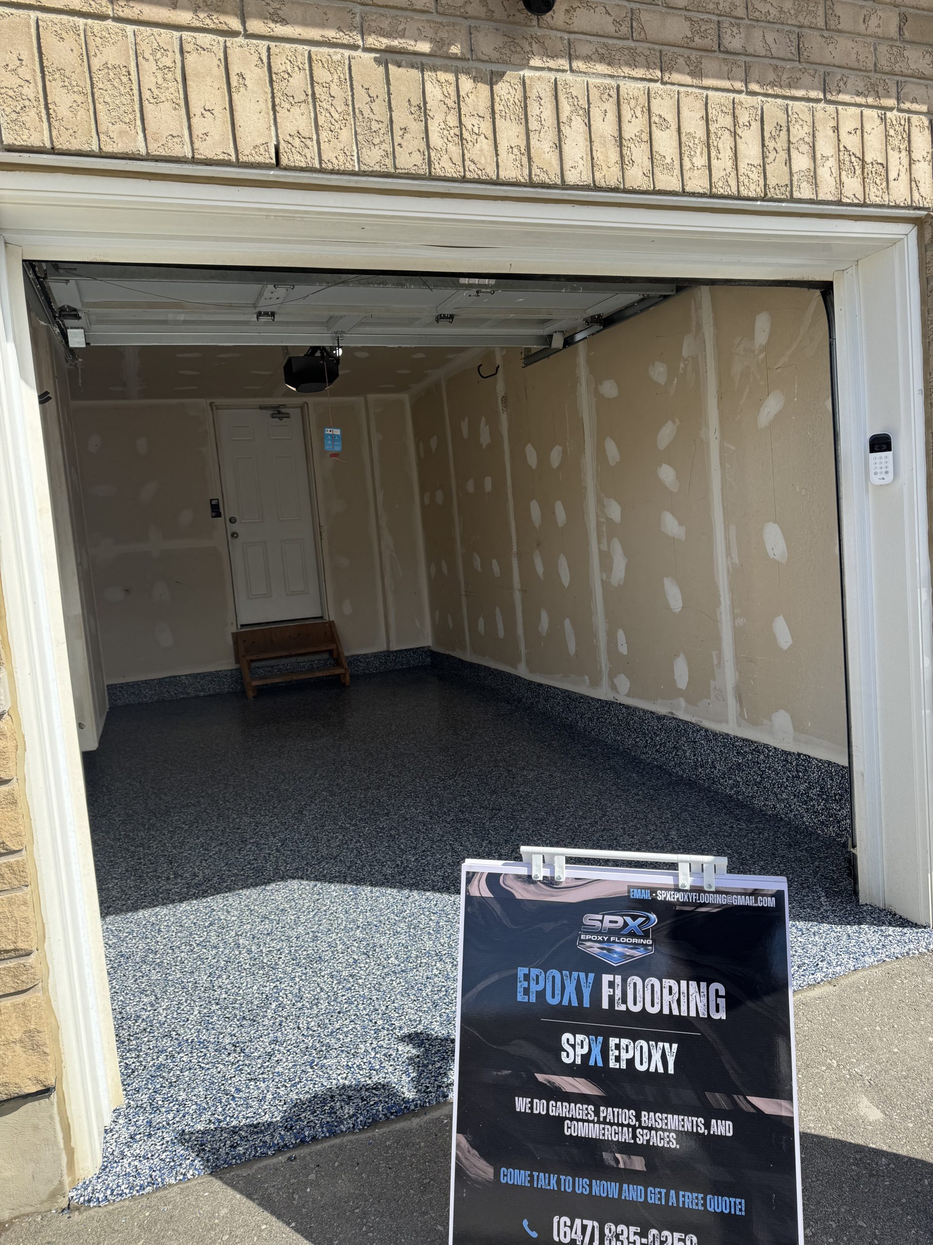 Commercial concrete floor coating
