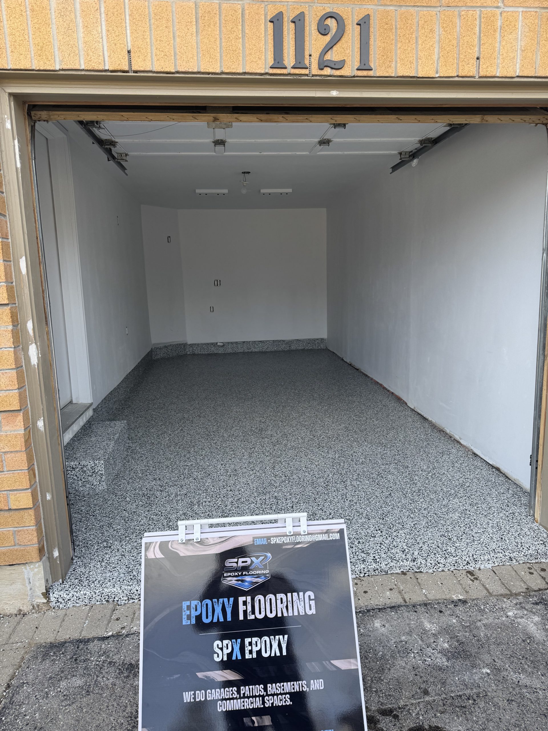 Toronto garage epoxy flooring project