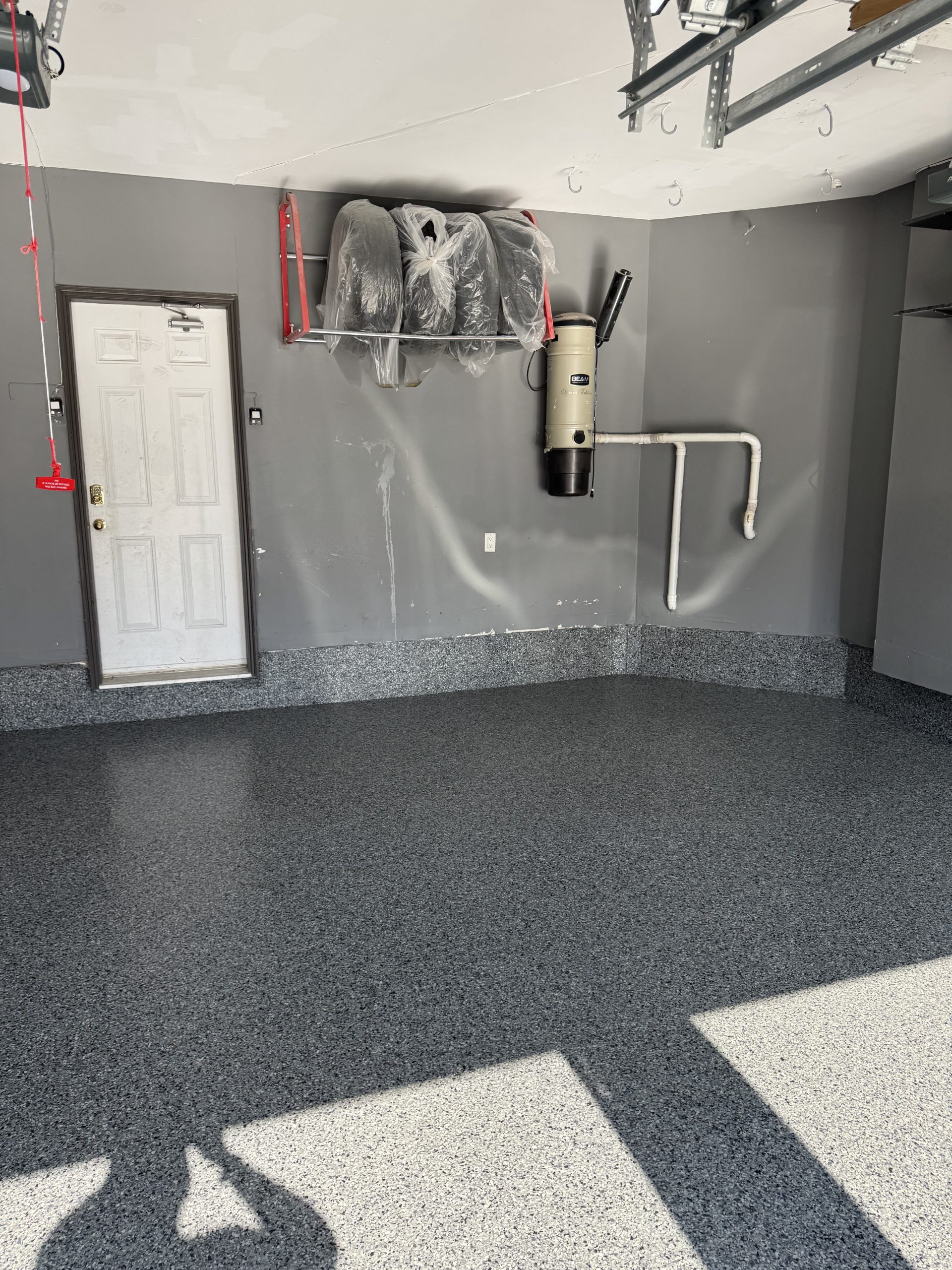 Garage Epoxy Flooring Installed By SPX Epoxy.