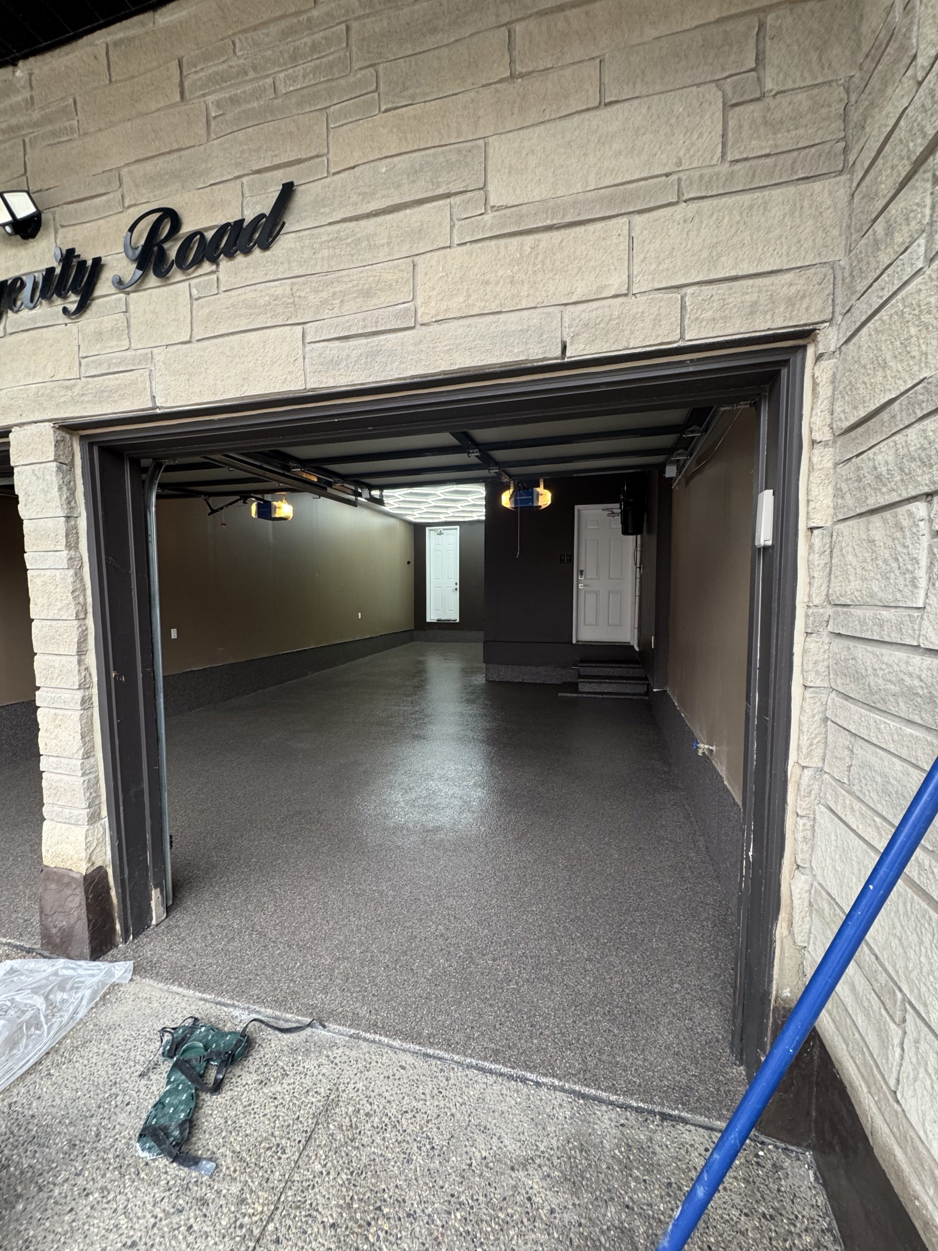 Outdoor concrete coating
