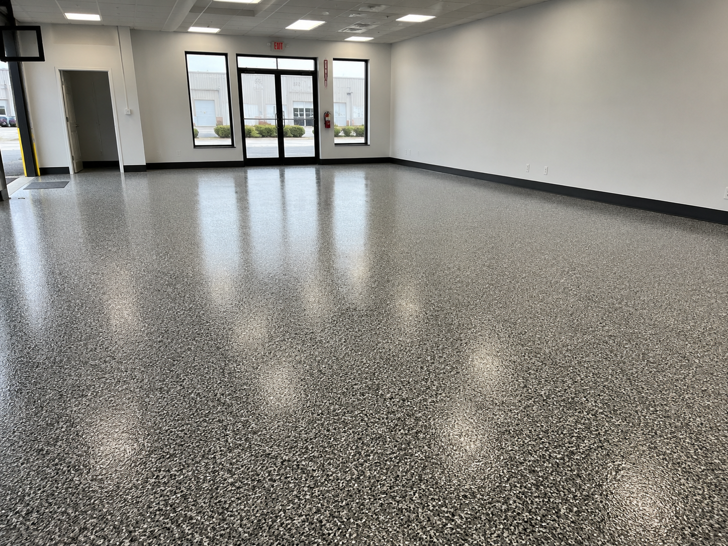 Garage floor coating project
