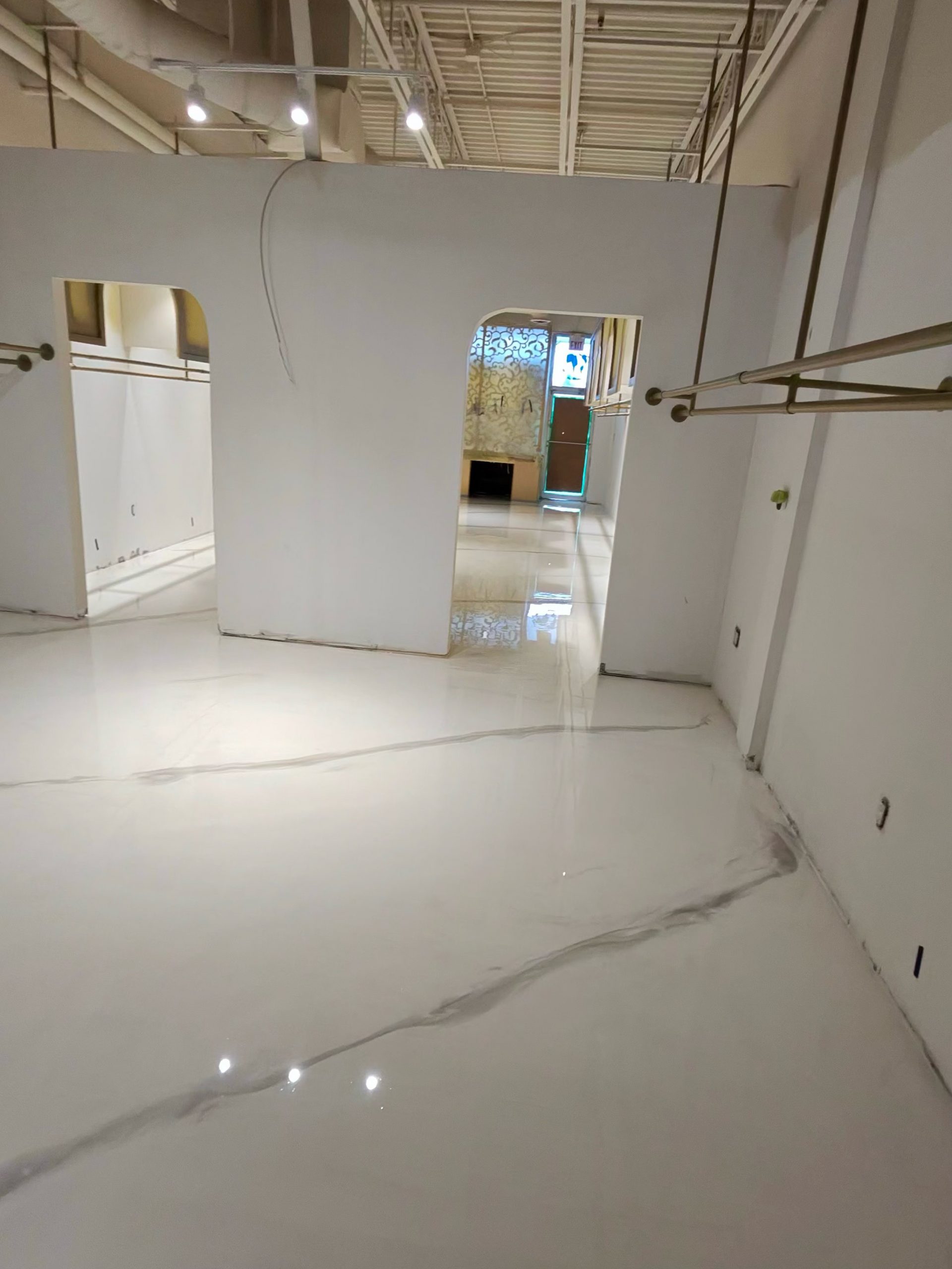 Commercial epoxy flooring project